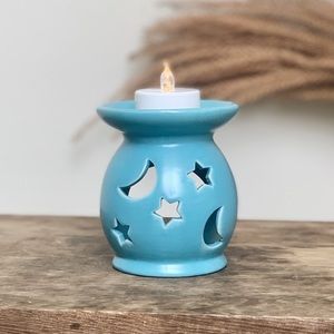 Blue 🌙 ⭐️Candle Holder Wax Melter